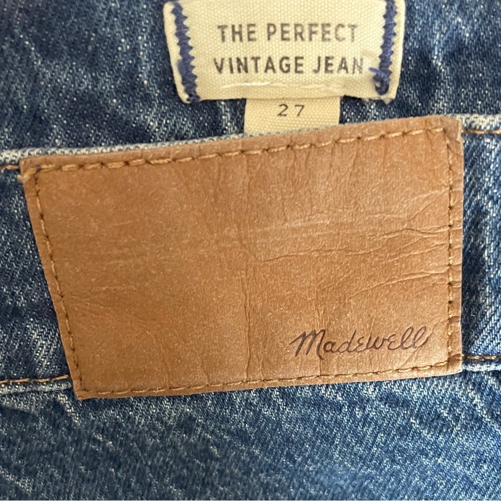 Madewell The Perfect Vintage Jeans 27 Haight Wash NA919 Stretch Denim - Picture 8 of 11